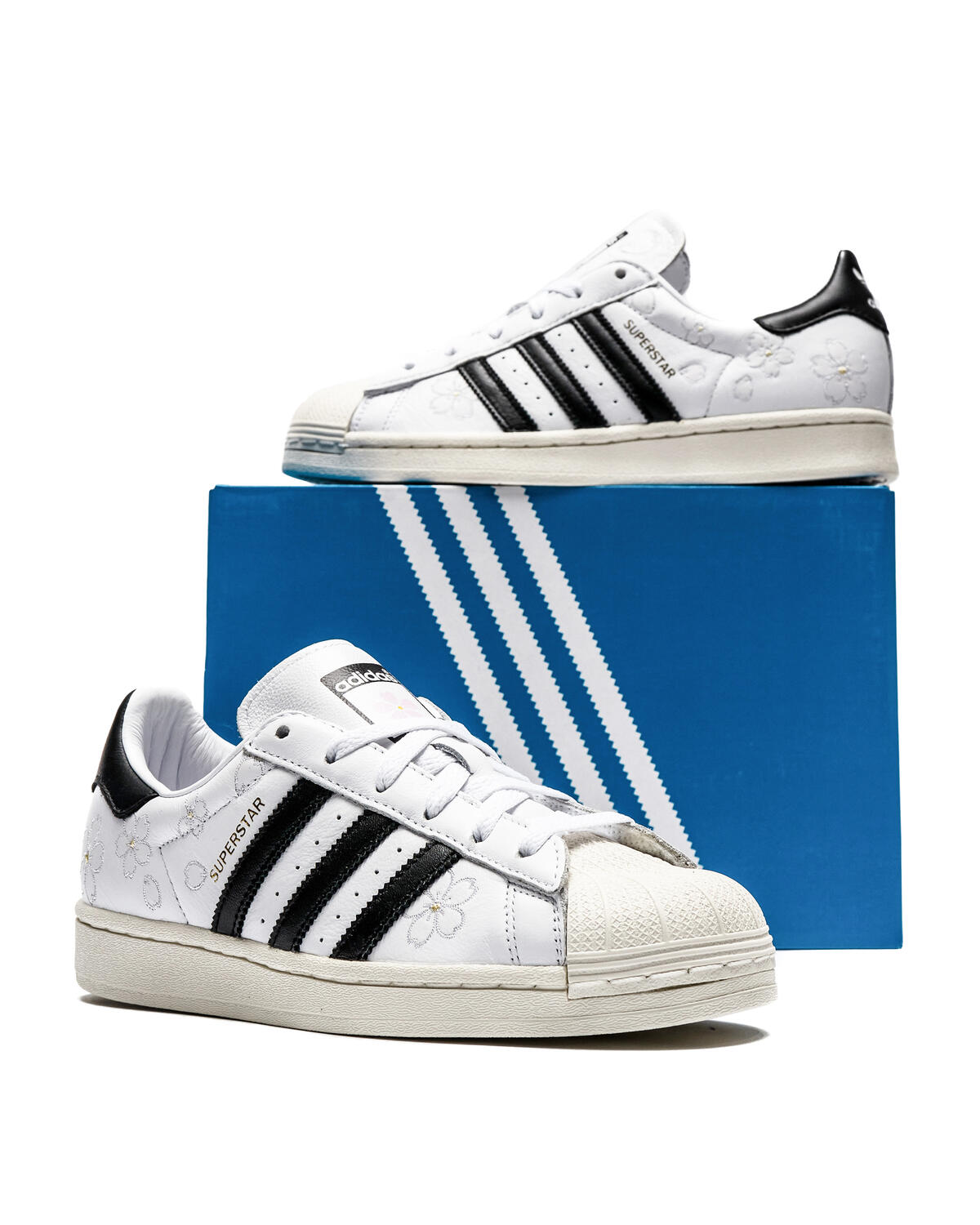 Adidas superstar metallic on sale blau